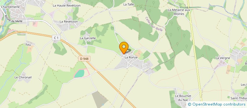 localisation de l'entreprise MONSIEUR DIDIER KOBYLARZ  CELLES-SUR-BELLE