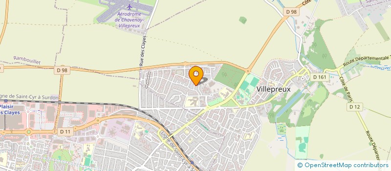 localisation de l'entreprise MONSIEUR DIDIER KORE  VILLEPREUX