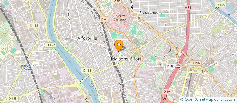 localisation de l'entreprise MONSIEUR DIDIER KRIEF  MAISONS-ALFORT