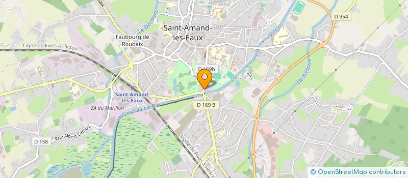 localisation de l'entreprise MONSIEUR DIDIER KRZYZANIAK  SAINT-AMAND-LES-EAUX