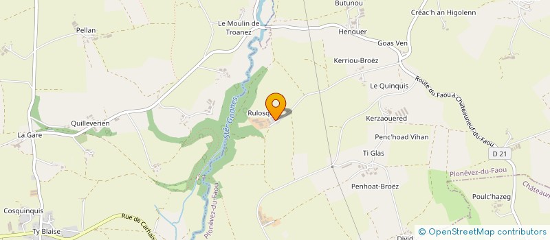 localisation de l'entreprise MONSIEUR DIDIER L'HARIDON  PLONEVEZ-DU-FAOU