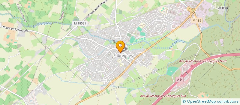 localisation de l'entreprise MONSIEUR DIDIER L'HELGOUALCH  FABREGUES