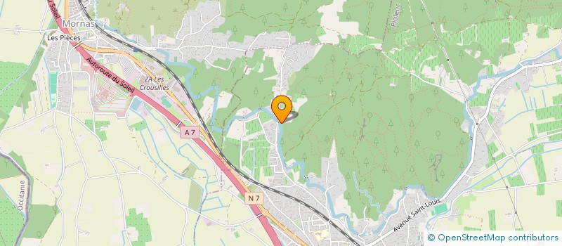 localisation de l'entreprise MONSIEUR DIDIER LA SALA  UCHAUX