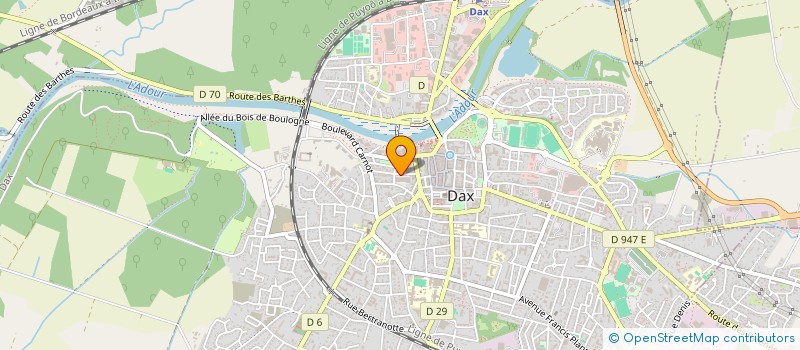 localisation de l'entreprise MONSIEUR DIDIER LABARBE à DAX