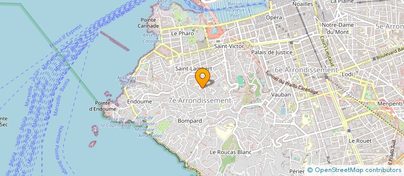 localisation de l'entreprise MONSIEUR DIDIER LABBE à MARSEILLE