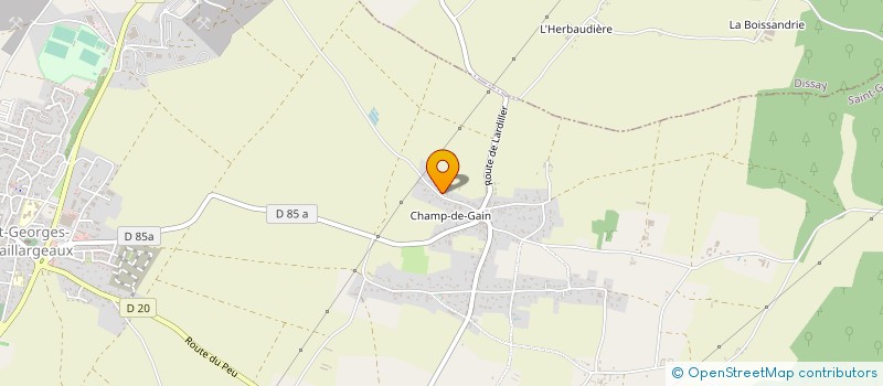 localisation de l'entreprise MONSIEUR DIDIER LABELLE à SAINT-GEORGES-LES-BAILLARGEAUX