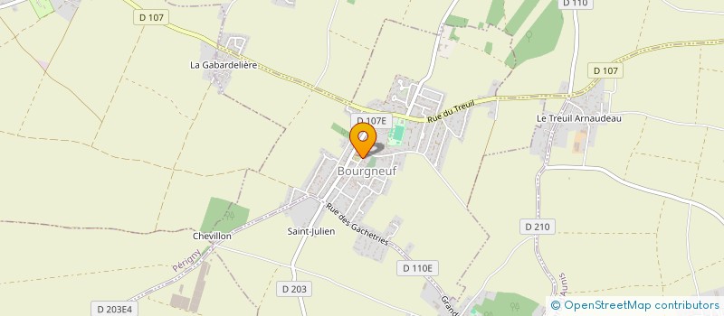 localisation de l'entreprise MONSIEUR DIDIER LABESQUE  BOURGNEUF