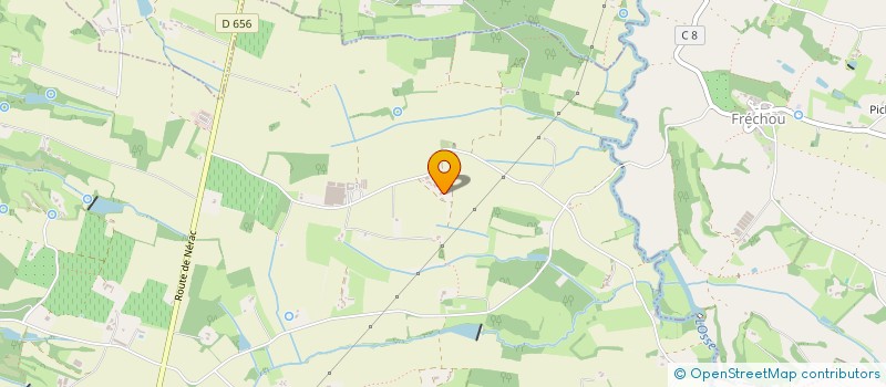 localisation de l'entreprise MONSIEUR DIDIER LACLAU  POUDENAS