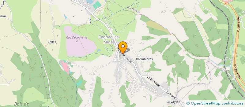 localisation de l'entreprise MONSIEUR DIDIER LACOMBE  CAGNAC-LES-MINES