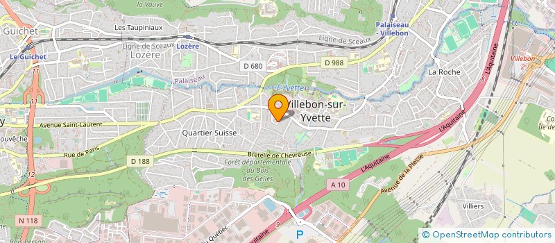 localisation de l'entreprise MONSIEUR DIDIER LACOMBE à VILLEBON-SUR-YVETTE