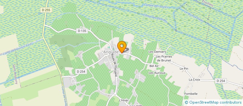 localisation de l'entreprise MONSIEUR DIDIER LADEGAILLERIE  ANGLADE