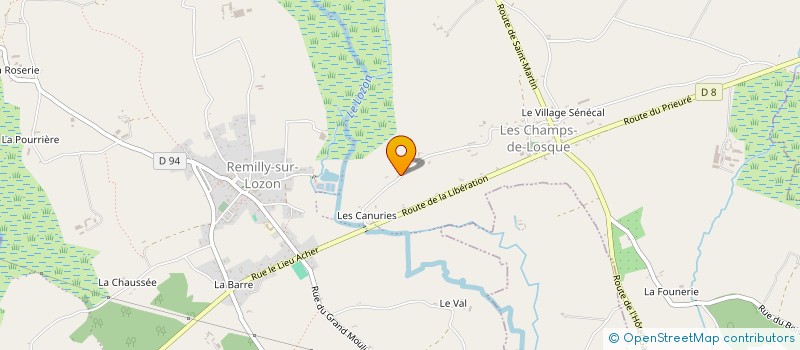 localisation de l'entreprise MONSIEUR DIDIER LADROUE  REMILLY LES MARAIS