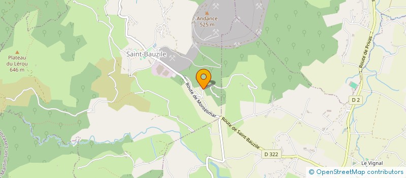 localisation de l'entreprise MONSIEUR DIDIER LAFFONT  SAINT-BAUZILE