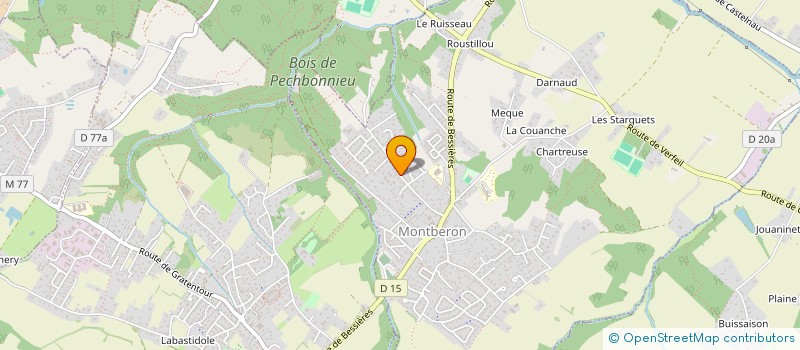 localisation de l'entreprise MONSIEUR DIDIER LAFLEUR DES POIDS à MONTBERON