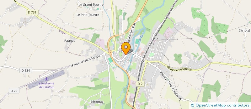 localisation de l'entreprise MONSIEUR DIDIER LAFRAIS à CHALAIS
