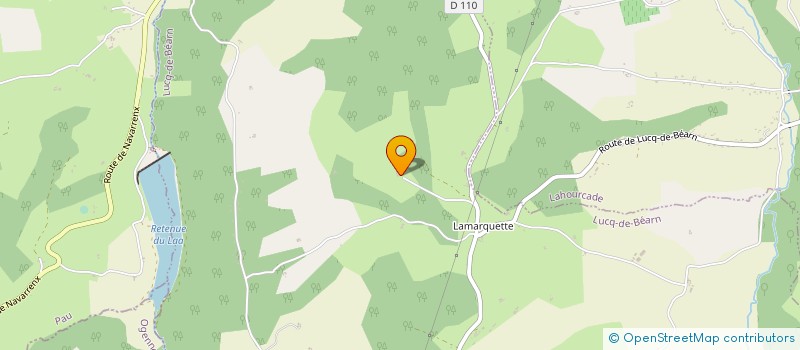 localisation de l'entreprise MONSIEUR DIDIER LAHITTE à LUCQ-DE-BEARN