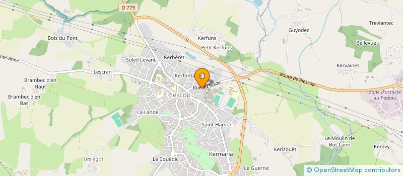 localisation de l'entreprise MONSIEUR DIDIER LAIZEAU à PLESCOP