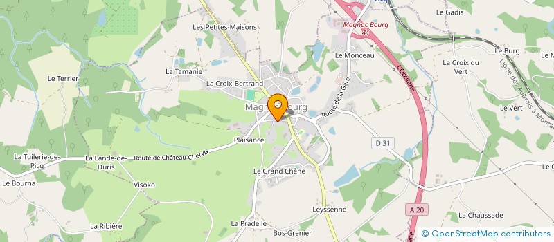 localisation de l'entreprise MONSIEUR DIDIER LALLET à CHATEAU-CHERVIX