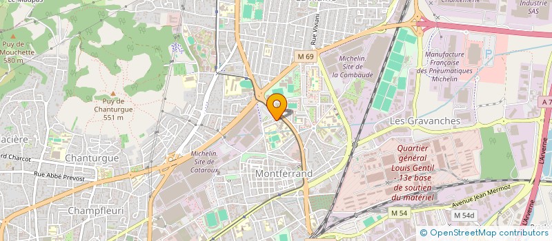 localisation de l'entreprise MONSIEUR DIDIER LAMAZE à CLERMONT-FERRAND