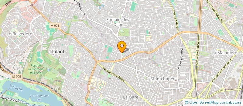 localisation de l'entreprise MONSIEUR DIDIER LAMBERT à DIJON
