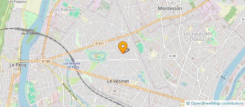 localisation de l'entreprise MONSIEUR DIDIER LAMETHE à LE VESINET