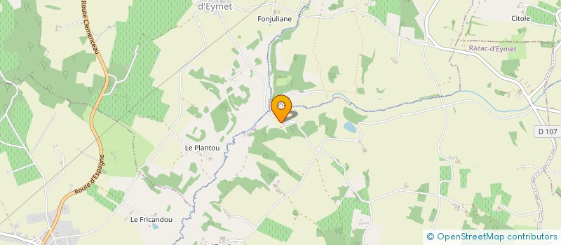 localisation de l'entreprise MONSIEUR DIDIER LAMOTHE  RAZAC D'EYMET