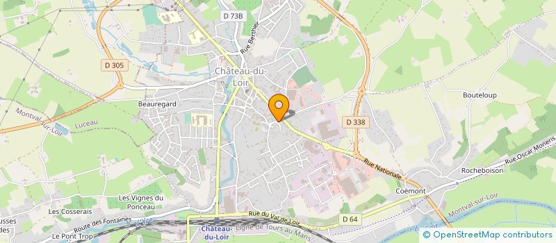 localisation de l'entreprise MONSIEUR DIDIER LAMOUROUX à MONTVAL-SUR-LOIR