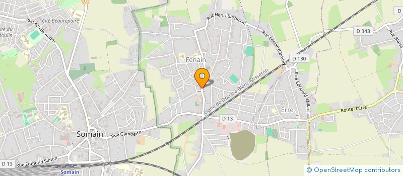 localisation de l'entreprise MONSIEUR DIDIER LANDAS  FENAIN