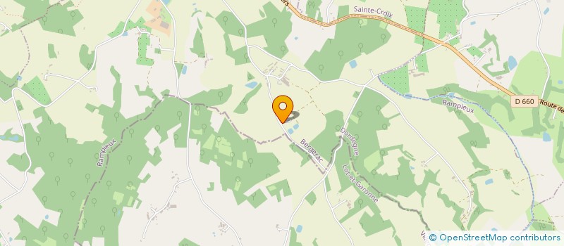 localisation de l'entreprise MONSIEUR DIDIER LANDAT  RAMPIEUX