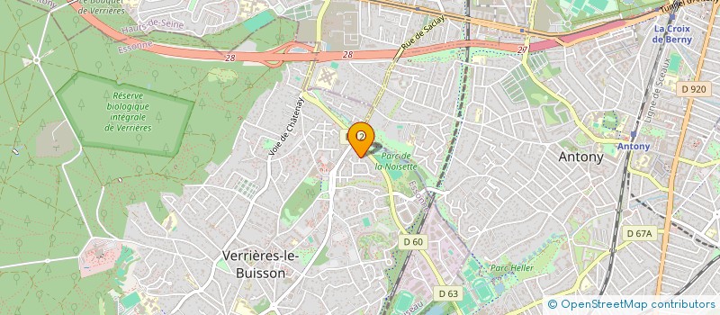 localisation de l'entreprise MONSIEUR DIDIER LANGE  VERRIERES-LE-BUISSON