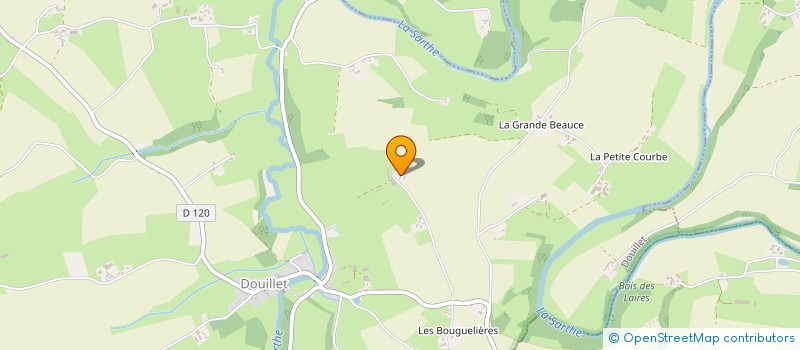 localisation de l'entreprise MONSIEUR DIDIER LANGLAIS  DOUILLET LE JOLY