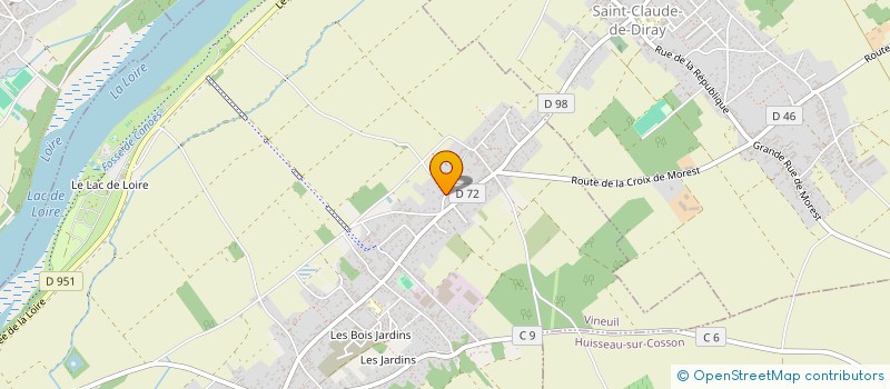 localisation de l'entreprise MONSIEUR DIDIER LANGLAIS à VINEUIL