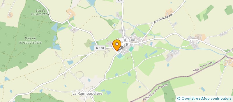 localisation de l'entreprise MONSIEUR DIDIER LANGOUET  SAINT-PAUL-DU-BOIS