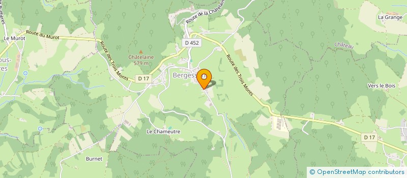 localisation de l'entreprise MONSIEUR DIDIER LAPALUS  BERGESSERIN