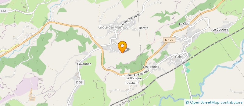 localisation de l'entreprise MONSIEUR DIDIER LAPARRA à GIOU-DE-MAMOU