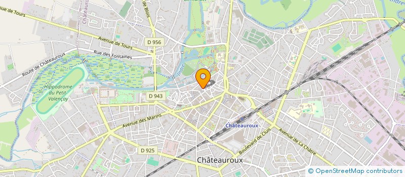 localisation de l'entreprise MONSIEUR DIDIER LAPLACE à CHATEAUROUX
