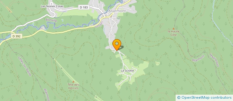 localisation de l'entreprise MONSIEUR DIDIER LARDIER  ALLARMONT