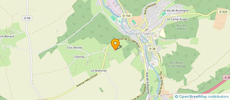 localisation de l'entreprise MONSIEUR DIDIER LAROSE  SAINT-SAENS