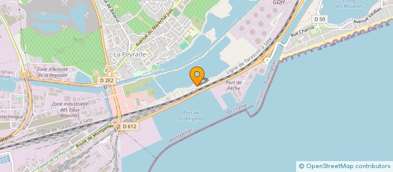 localisation de l'entreprise MONSIEUR DIDIER LARRUE à FRONTIGNAN