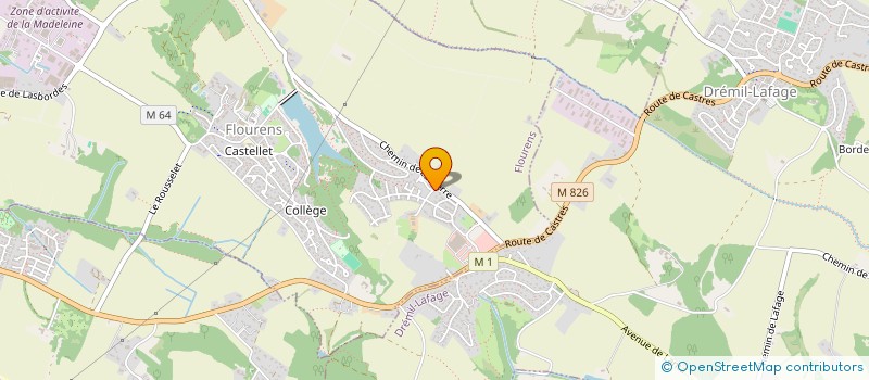 localisation de l'entreprise MONSIEUR DIDIER LATGER  FLOURENS