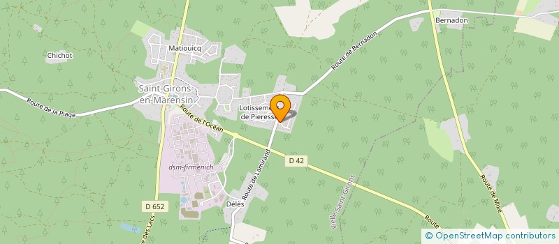 localisation de l'entreprise MONSIEUR DIDIER LAUGLANEY  VIELLE-SAINT-GIRONS