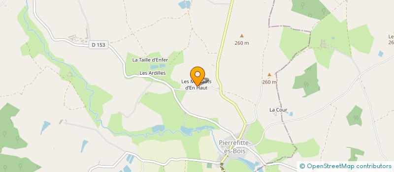 localisation de l'entreprise MONSIEUR DIDIER LAUMONIER à PIERREFITTE-ES-BOIS