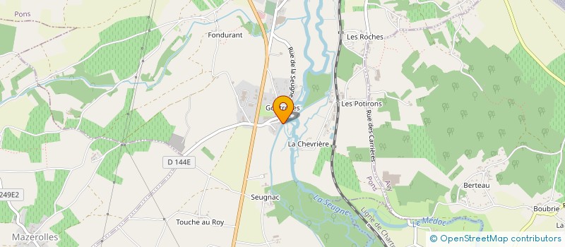 localisation de l'entreprise MONSIEUR DIDIER LAUMONT à PONS