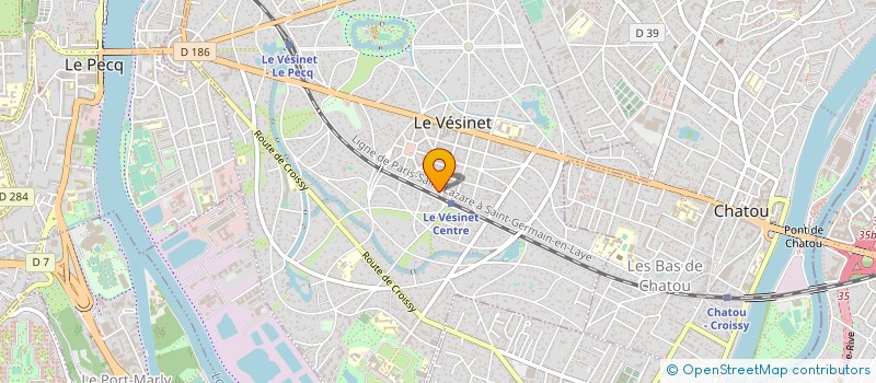 localisation de l'entreprise MONSIEUR DIDIER LAUNAY à LE VESINET
