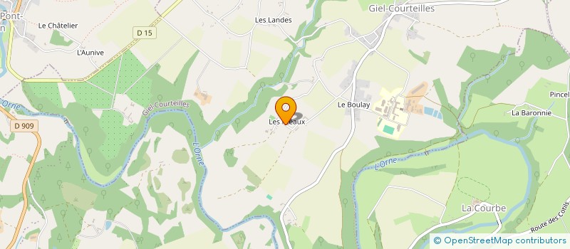localisation de l'entreprise MONSIEUR DIDIER LAURENT à GIEL-COURTEILLES
