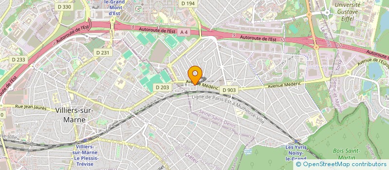 localisation de l'entreprise MONSIEUR DIDIER LAURENT  NOISY-LE-GRAND