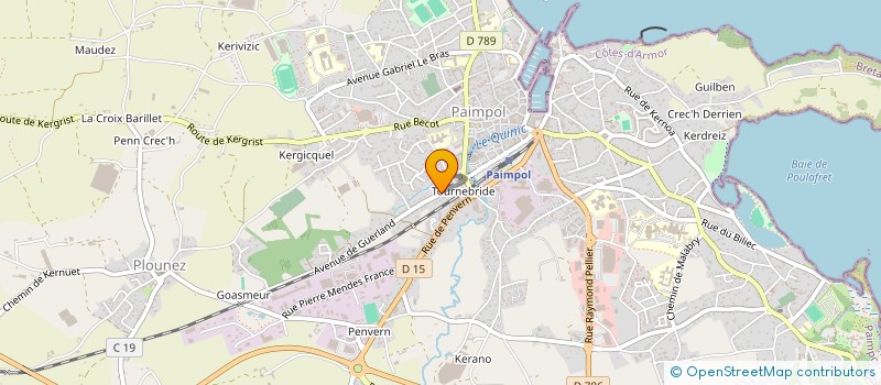 localisation de l'entreprise MONSIEUR DIDIER LAURENT  PAIMPOL