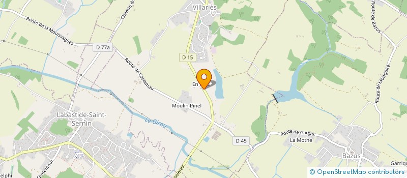 localisation de l'entreprise MONSIEUR DIDIER LAVEDER  VILLARIES