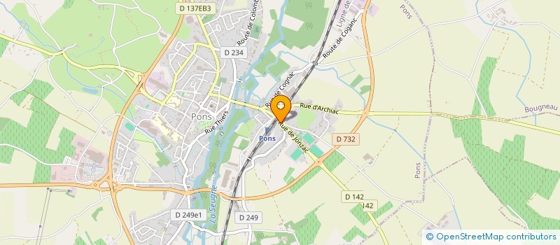 localisation de l'entreprise MONSIEUR DIDIER LAVILLAUROY  PONS