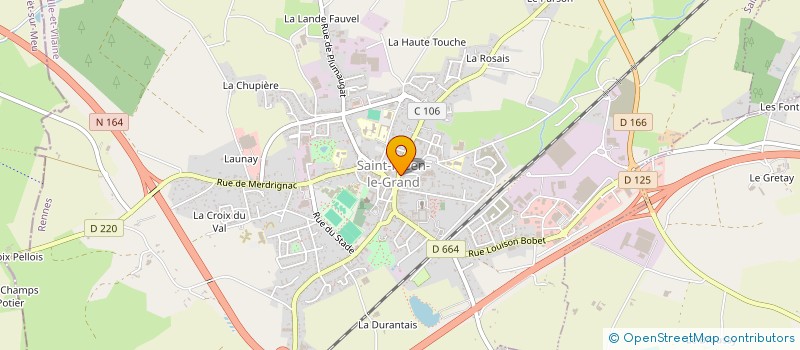 localisation de l'entreprise MONSIEUR DIDIER LAVILLE à SAINT-MEEN-LE-GRAND